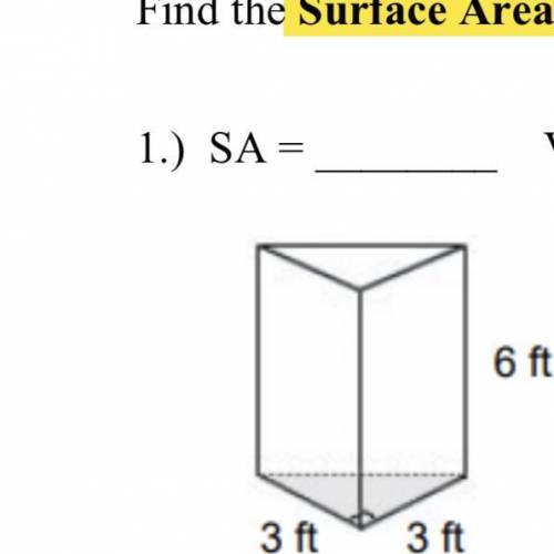 I need helping the surface area of this triangular prism. I will mark as Brainliest asap.

Note: s
