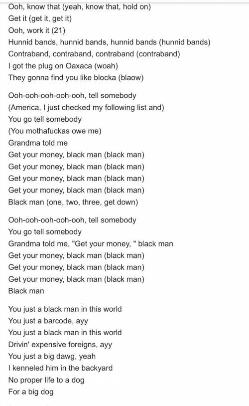 What claim is Childish Gambino making about the plight of African Americans in America?

(From the