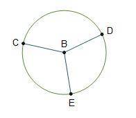 What does Arc CDE describe?a minor Arca major Arca semicirclea chord