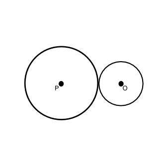 Given: Two distinct circles that are tangent to each other at a common point. How many tangent line