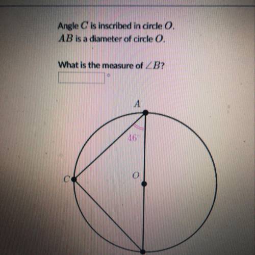 What is the measure of B