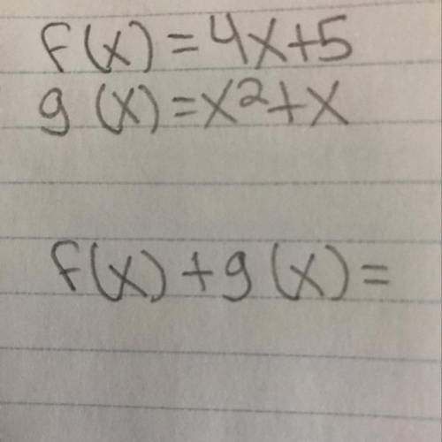 Solve using function notation please help