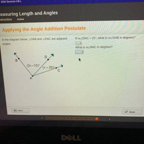 Applying the angle addition postulate