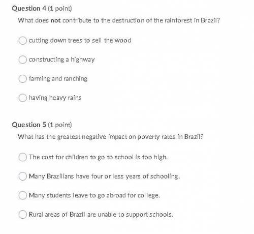 Please answer these 5 questions