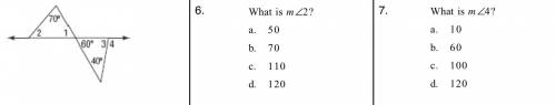 What is m<2? and what ism<4