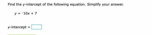 Find the y-intercept of the following equation. Simplify your answer. 25 POINTS WILL MARK BRAIN

y