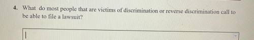 What does most people that are victims of discrimination or reverse discrimination call to be able