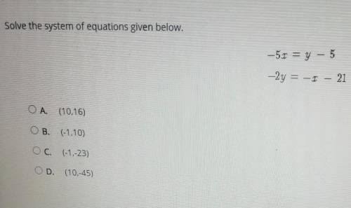 Solve the system of equations given below pleasee i need to pass