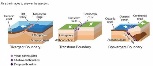 Where would you most likely find transform boundaries on an earthquake distribution map?

where ea