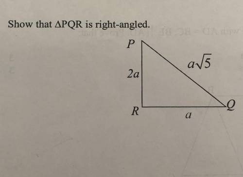 8.
Show that APQR is right-angled.