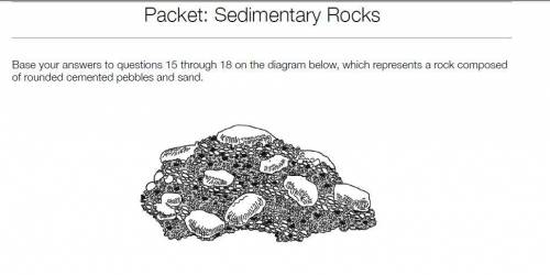 Which observation about the rock best supports this classification?

a. The rock is composed of se