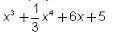 For the polynomial below, what is the coefficient of the term with the power of 3?

A.0
B.1
C.6
D.