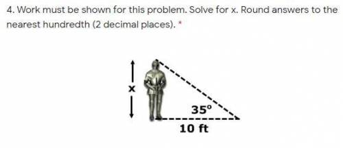 PLEASE HELP! Work must be shown for this problem. Solve for x. Round answers to the nearest hundred