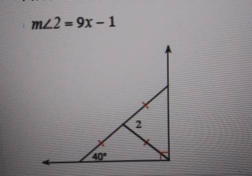 Find the value of xm<2 = 9x - 1