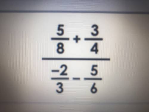 What is the answer (11/12 ) (-2.1/16) (2 1/16) (-11/12)
