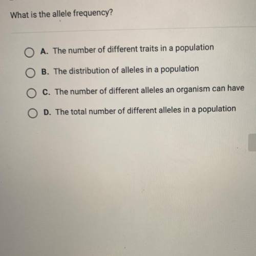 What is the allele frequency?