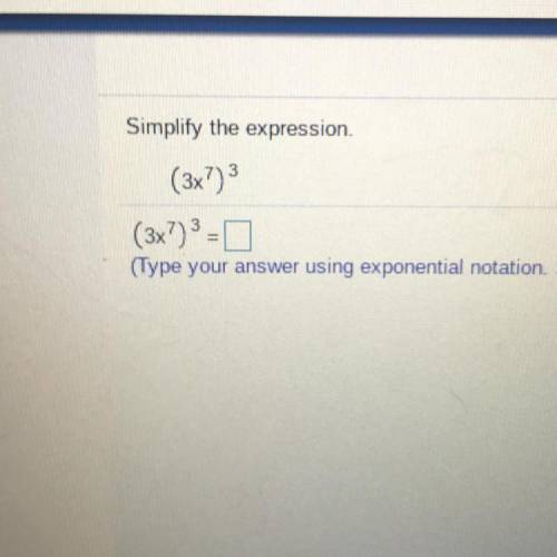 Someone help plss- simplify the expression