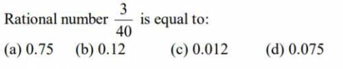 Please give answer with explanation of formula. Please reply fast I have exam.