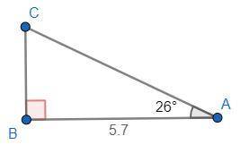 Find the unknown measures. Round lengths to the nearest tenth and angle measures to the nearest deg