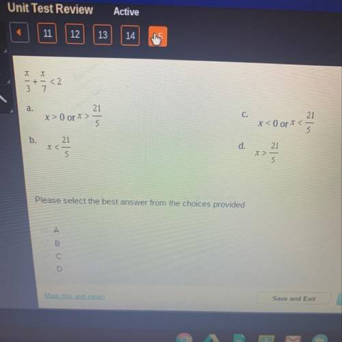 X/3+x/7<2 , how do i solve ?