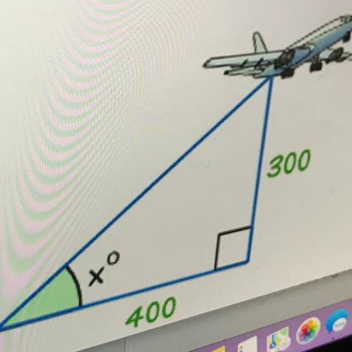Find the angle of elevation of the plane
When it reaches 300 feet above the ground.
