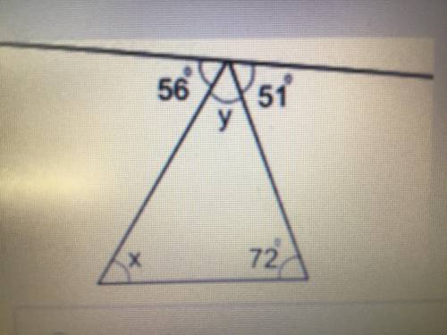 Find the measure of angle X in the figure below Choices: 35°, 47°, 73°, 78°