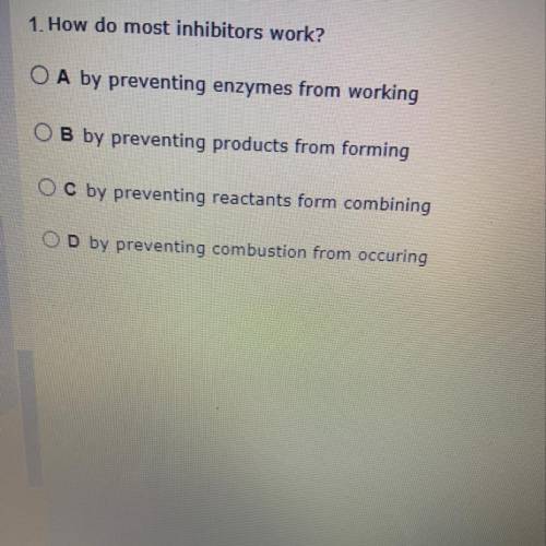 How do you inhibitors work