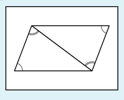 question 5: Instructions: Determine if the two triangles in the image are congruent. If they are, s