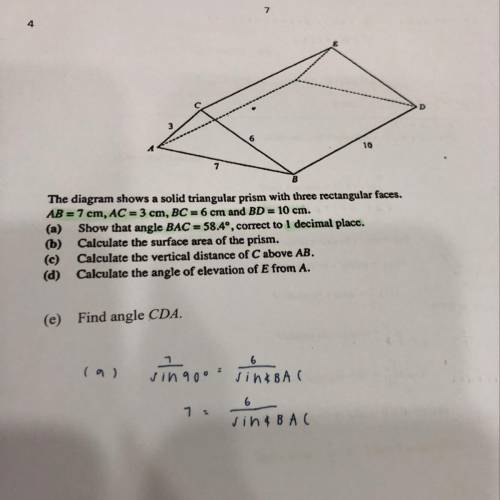 Hi:) is angle BAC a right angled triangle?