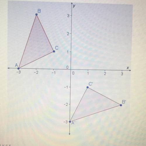 Which sequence of transformation on preimage triangle ABC will NOT produce the image triangle A’B’C