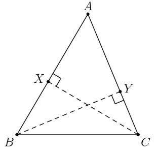 PLEASE HELP In the figure below, AB=75, AC=70, and BY=60. Co