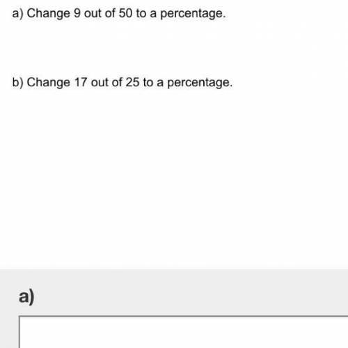 Help please with the percentages ?