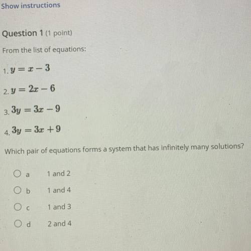 How many solutions—
PLEAS HELP
