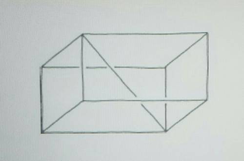 How can we measure the diaginal of a three dimensional rectangular box?