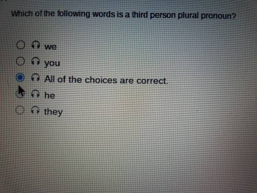 Which of the following words is a third-person plural pronoun