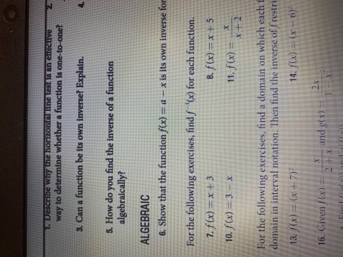 Anyone know how to solve 7 and 11