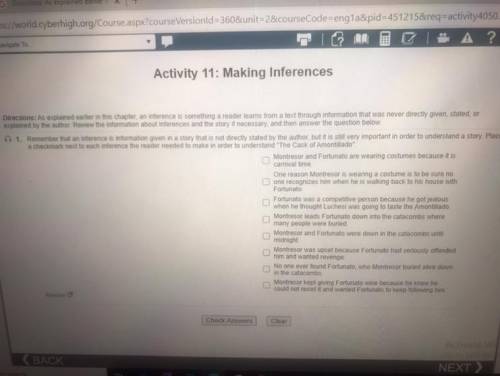 Activity 11: Making Inferences

Directions: As explained earlier in this chapter, an inference is