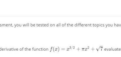 What is the derivative of the function f(x)=