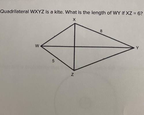 What is the length of WY if XZ=6