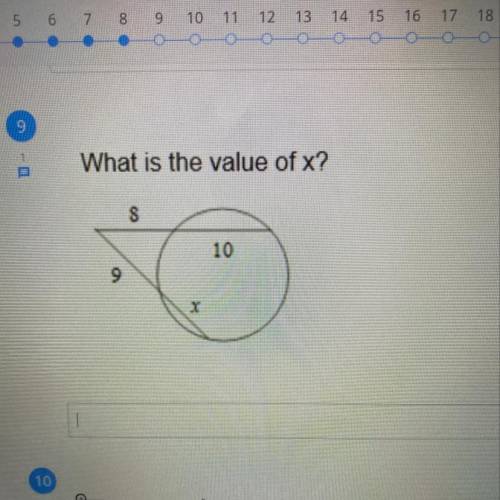 What is the value of x?