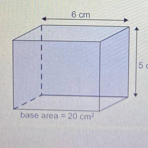 Figure D:

5 cm
base area = 20 cm?
18 cm
10 cm
figure E:
base area = 20 cm2
Among these figures, f