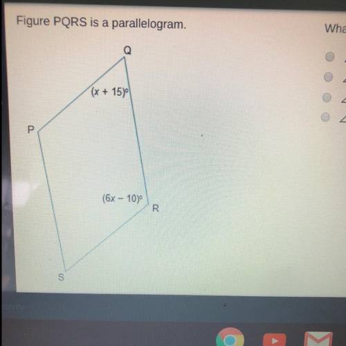 URGENT PLEASE HELP !!!

What are the measures of angles P and S?
ZP = 20°; ZS = 160°
ZP = 40°; ZS