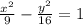 \frac{x^2}{9}-\frac{y^2}{16}=1