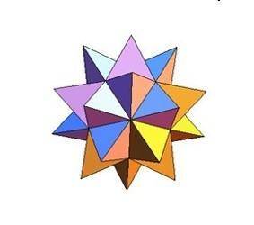 The figure below is a mix between Icosahedrons and tetrahedrons. There is a certain number of Icosa