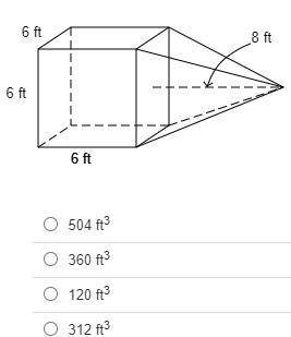 Identify the volume of the composite figure, rounded to the nearest tenth. PLEASE HELP!!!