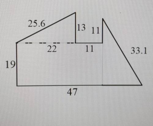 What is the area of the figure at right?Dimensions are in centimeters(PLEASE HELP)