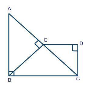 !PLEASE HELP Which triangle is similar to triangle AEB using the Pieces of Right Triangles Similari