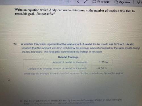 I needed help with question #29. Thank you. Sorry the picture is a bit blurry.