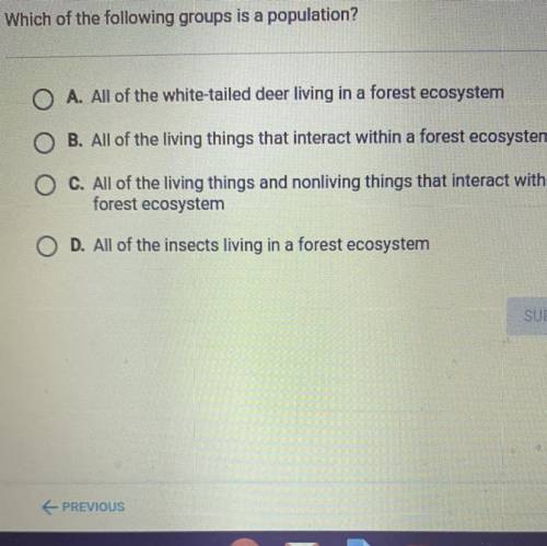 Which of the following groups is a population