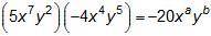 Which values of a and b make the following equation true? a = 11, b = 7 a = 11, b = 10 a = 28, b =